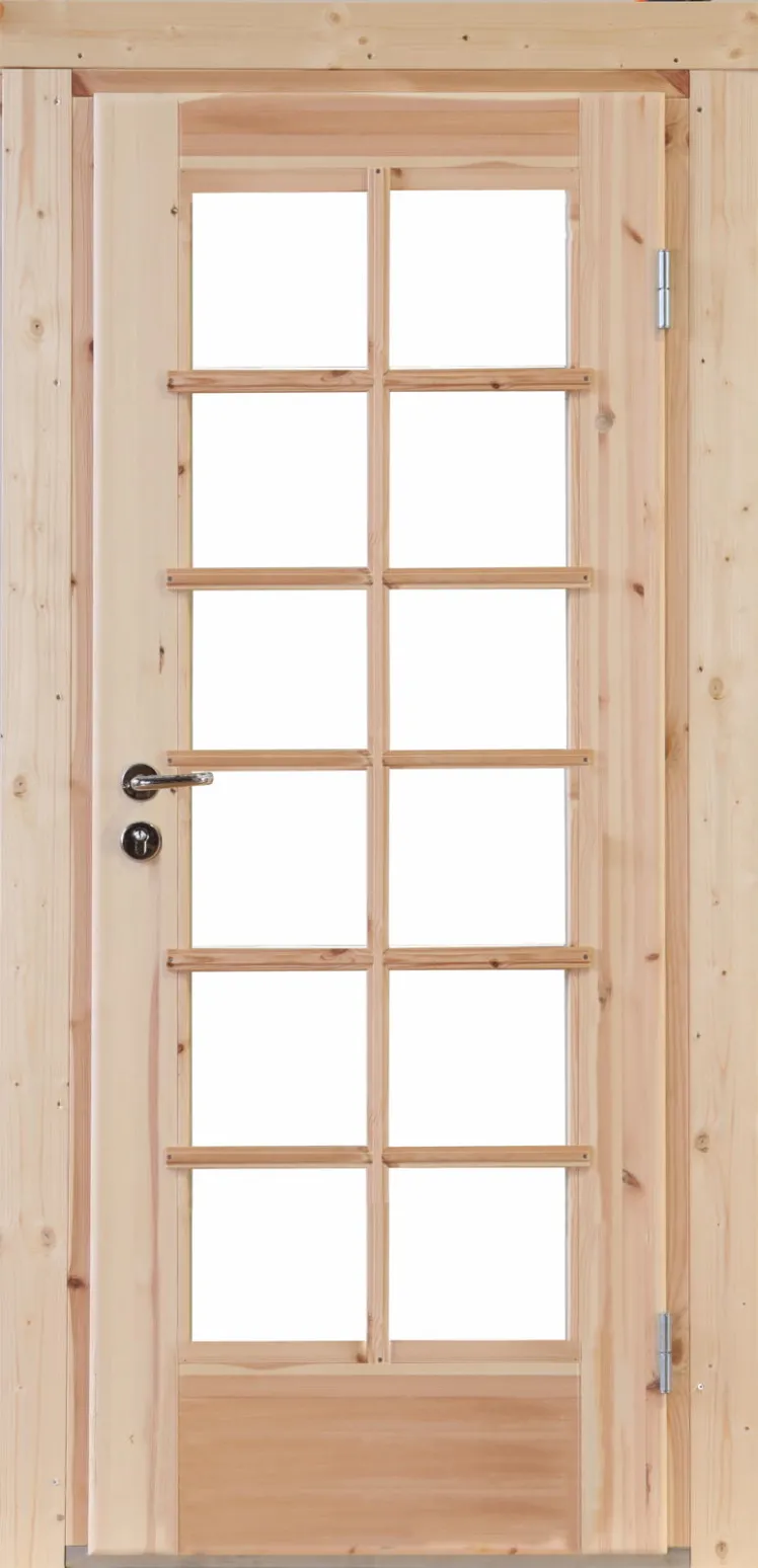 Gartenhaus Holz Einzel-T�r Nils XL f�r Wandst�rke ISO-Verglasung 70mm