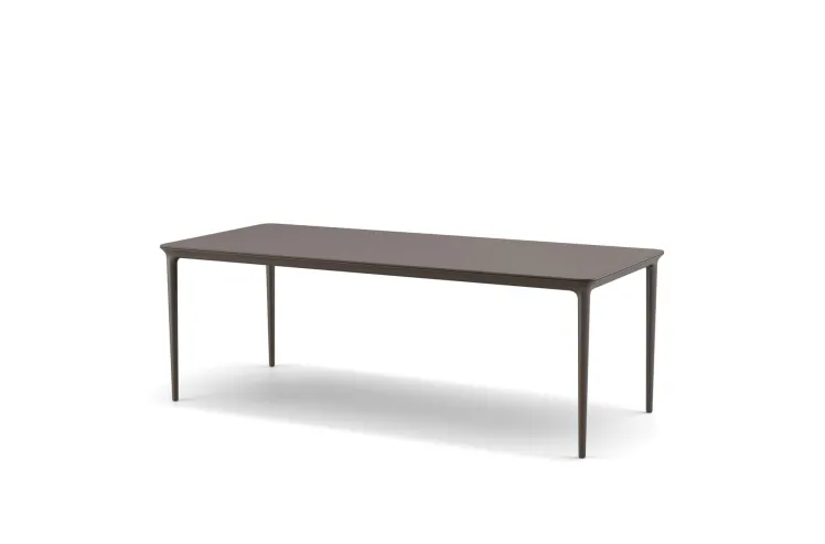 DEDON BELLMONDE Esstisch L, 95 x 220 cm, Mineralkomposittischplatte