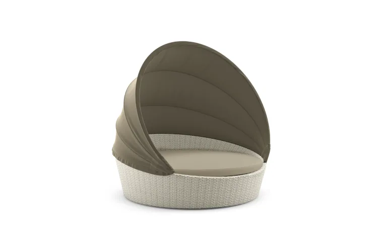 DEDON SET ORBIT Sofainsel, inkl. Verdeck in taupe, SlingSitzfl�che