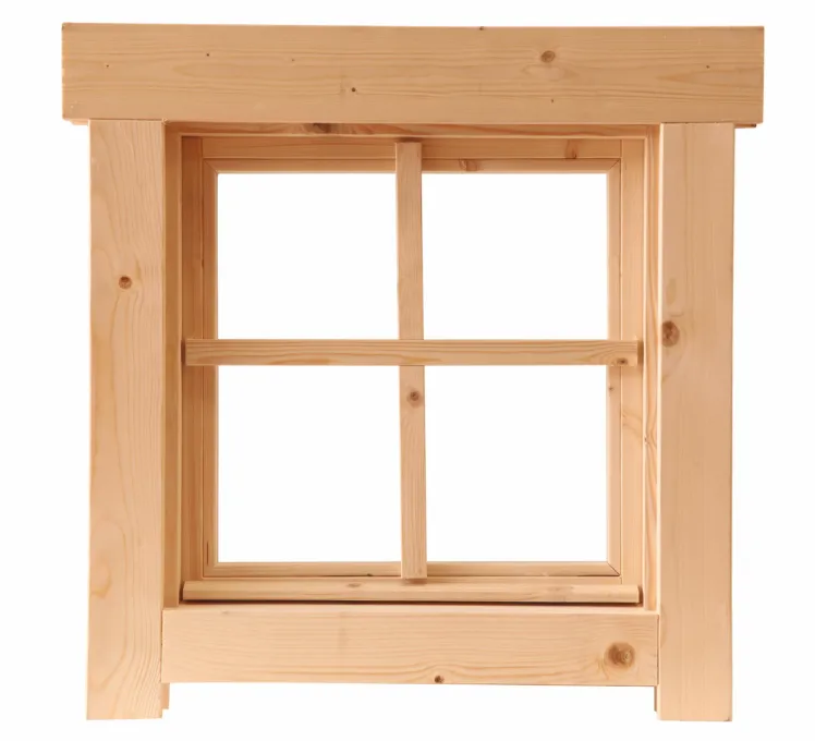 Einzel-Fenster Tanja34 Gartenhausfenster Einbaufenster Einzelfenster Isolierglas 34mm Holzfenster
